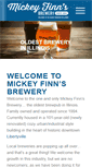 Mobile Screenshot of mickeyfinnsbrewery.com